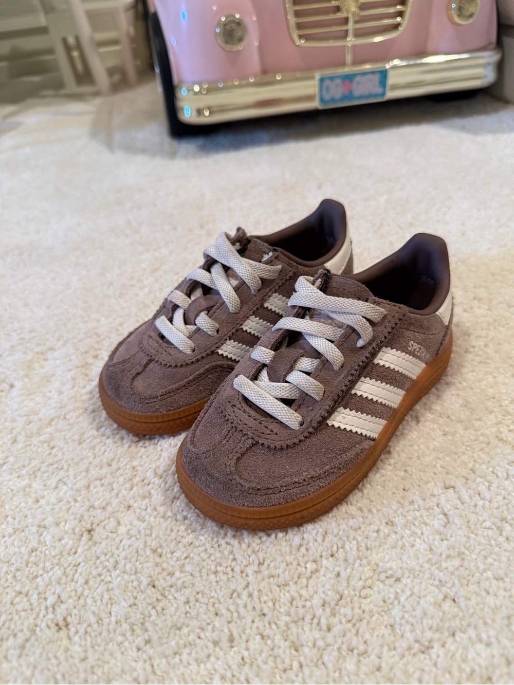 Toddler adidas spezial Brown Suede Sneakers
